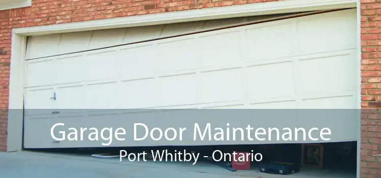 Garage Door Maintenance Port Whitby - Ontario