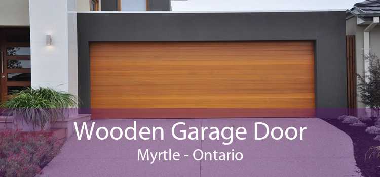 Wooden Garage Door Myrtle - Ontario